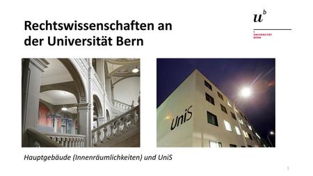 Rechtswissenschaften an der Universität Bern