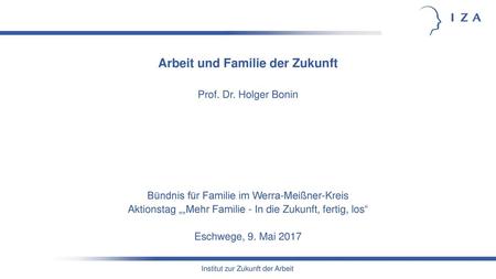 Arbeit und Familie der Zukunft