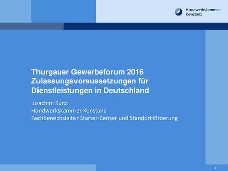Joachim Kunz Handwerkskammer Konstanz