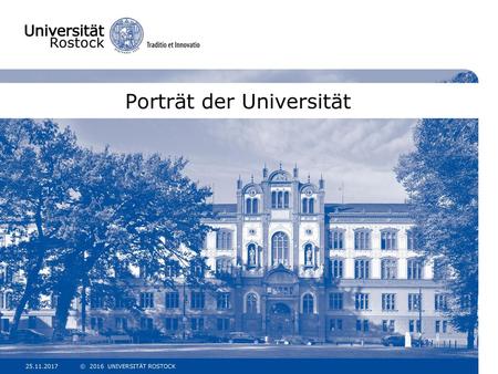 Porträt der Universität