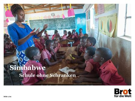 Simbabwe Schule ohne Schranken 1.