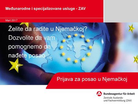 Prijava za posao u Njemačkoj
