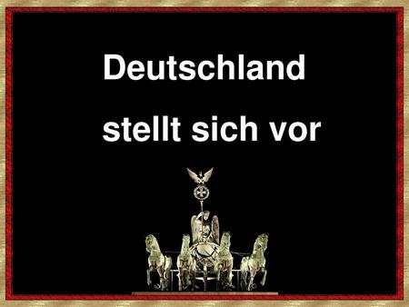 , M I E D Z Y Deutschland stellt sich vor , RENEM I ODRA.