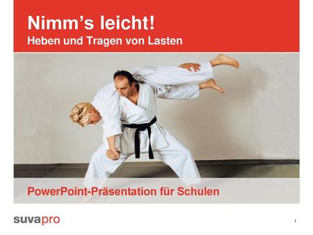 Nimm’s leicht! Heben und Tragen von Lasten
