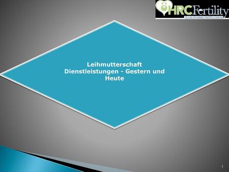 Leihmutterschaft Dienstleistungen - Gestern und Heute