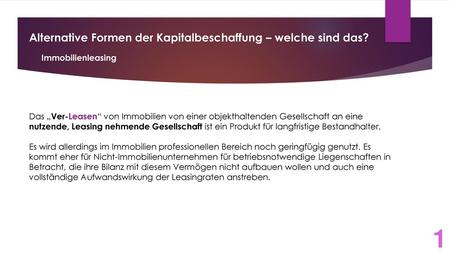 Alternative Formen der Kapitalbeschaffung – welche sind das?