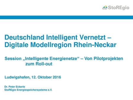 Deutschland Intelligent Vernetzt – Digitale Modellregion Rhein-Neckar