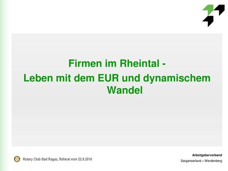 Leben mit dem EUR und dynamischem Wandel