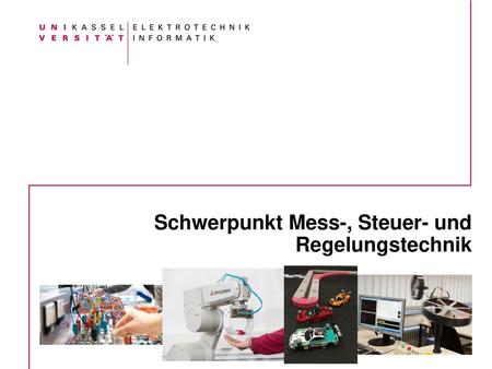 Schwerpunkt Mess-, Steuer- und Regelungstechnik