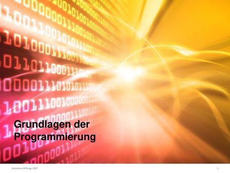 Grundlagen der Programmierung