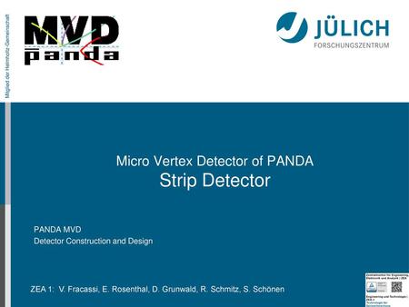 Micro Vertex Detector of PANDA Strip Detector