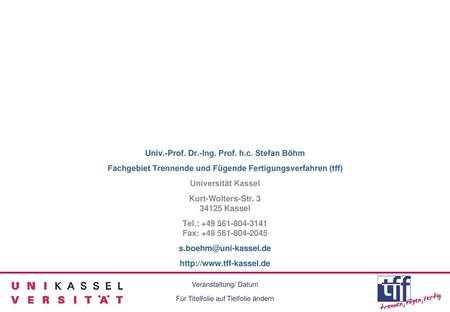 Univ.-Prof. Dr.-Ing. Prof. h.c. Stefan Böhm