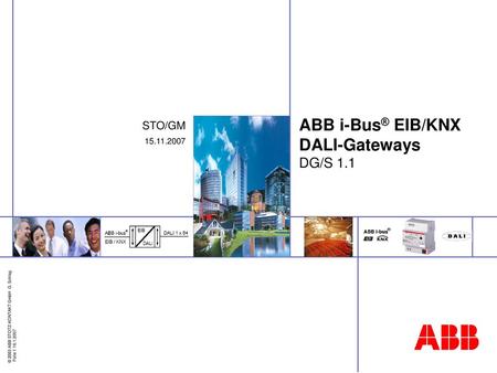 ABB i-Bus® EIB/KNX DALI-Gateways DG/S 1.1