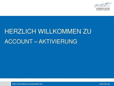HERZLICH WILLKOMMEN zu