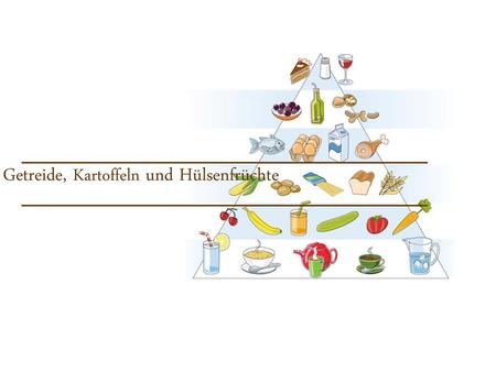 Getreide, Kartoffeln und Hülsenfrüchte
