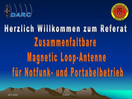 Magnetic Loop-Antenne für Notfunk- und Portabelbetrieb