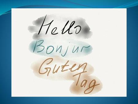 Ohne Sprachen geht es nicht!