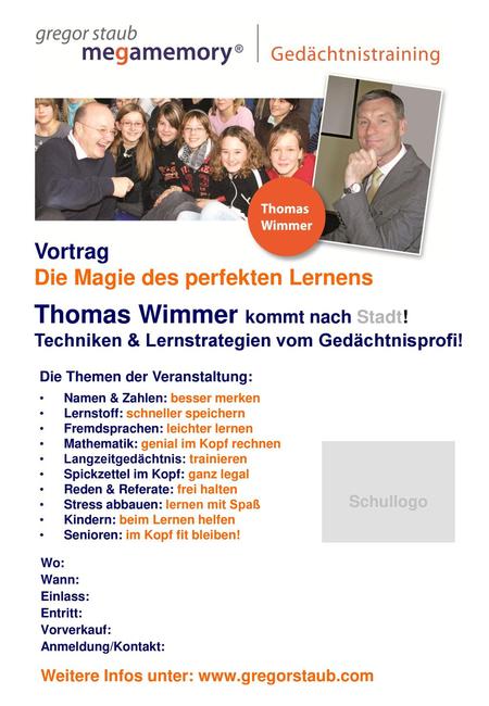 Vortrag Die Magie des perfekten Lernens