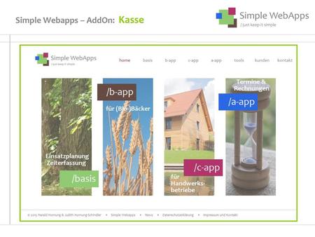 Simple Webapps – AddOn: Kasse