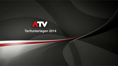 Tarifunterlagen 2014.