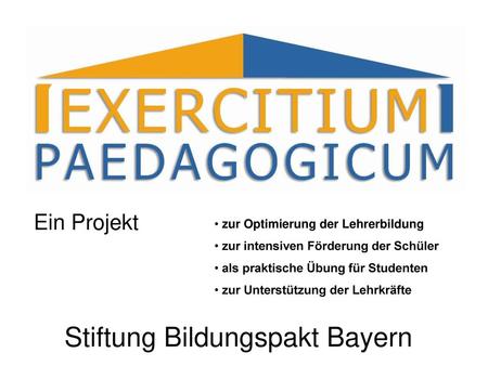 Stiftung Bildungspakt Bayern
