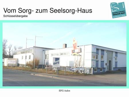 Vom Sorg- zum Seelsorg-Haus Schlüsselübergabe