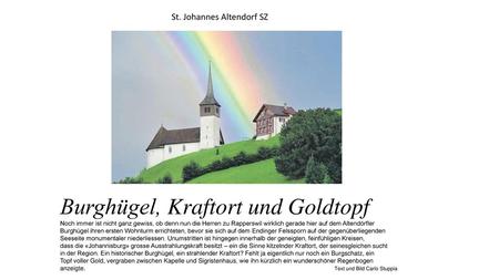 Burghügel, Kraftort und Goldtopf