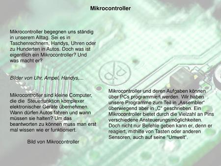 Bild von Mikrocontroller