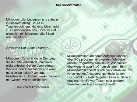 Bild von Mikrocontroller