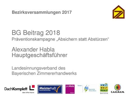 BG Beitrag 2018 Alexander Habla Hauptgeschäftsführer