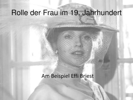 Rolle der Frau im 19. Jahrhundert