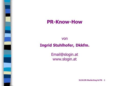 Ingrid Stuhlhofer, Dkkfm.