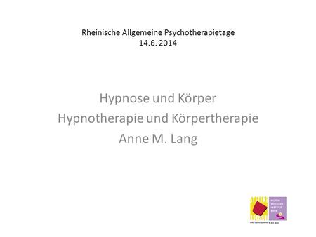 Rheinische Allgemeine Psychotherapietage