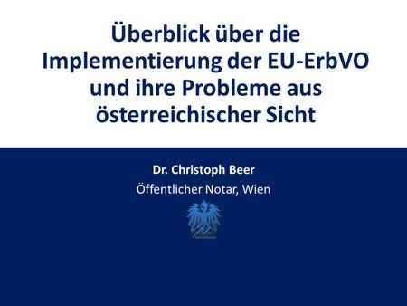 Dr. Christoph Beer Öffentlicher Notar, Wien