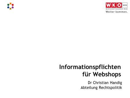 Informationspflichten für Webshops