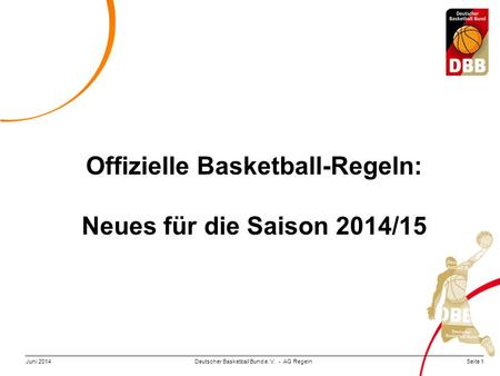 Offizielle Basketball-Regeln: