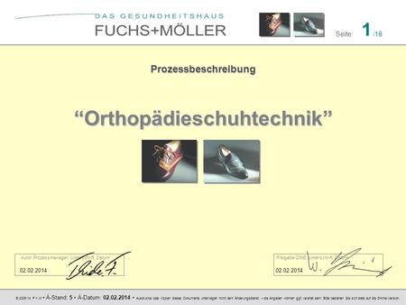 “Orthopädieschuhtechnik”