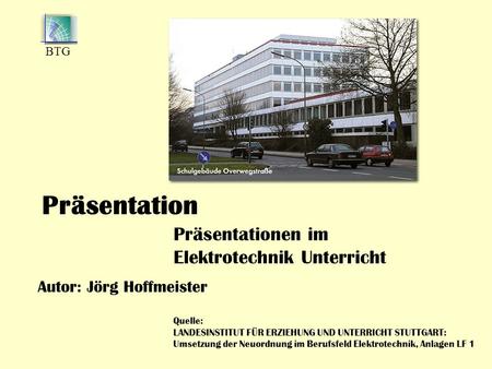 Präsentationen im Unterricht