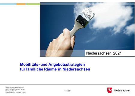 Niedersachsen 2021 Mobilitäts- und Angebotsstrategien