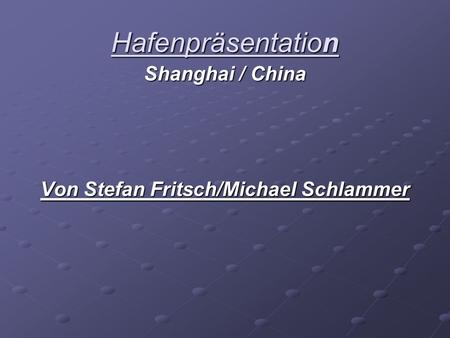 Von Stefan Fritsch/Michael Schlammer