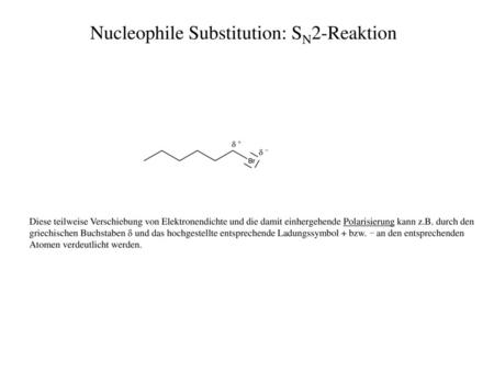 Nucleophile Substitution: SN2-Reaktion