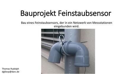 Bauprojekt Feinstaubsensor