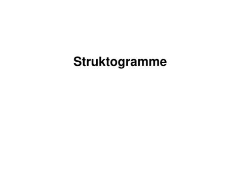 Struktogramme.