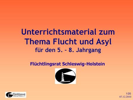 Unterrichtsmaterial zum Thema Flucht und Asyl für den 5. – 8. Jahrgang