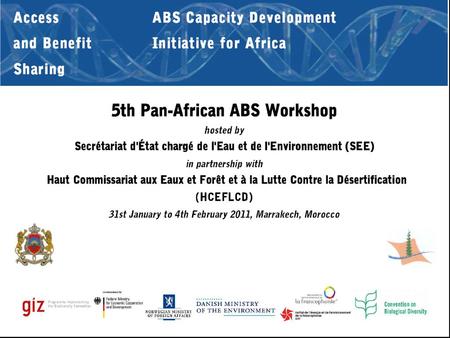 ABS Capacity Development in Africa
