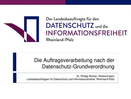 Die Auftragsverarbeitung nach der Datenschutz-Grundverordnung