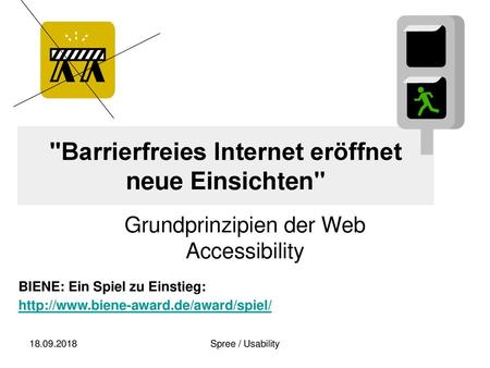 Barrierfreies Internet eröffnet neue Einsichten