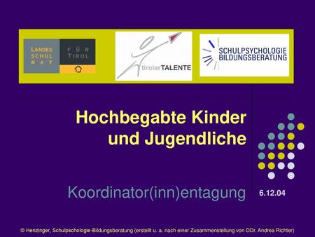 Hochbegabte Kinder und Jugendliche