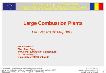 Large Combustion Plants
