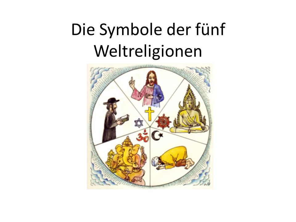 Die Symbole Der Funf Weltreligionen Ppt Herunterladen
